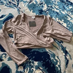 Lelis long sleeve crop